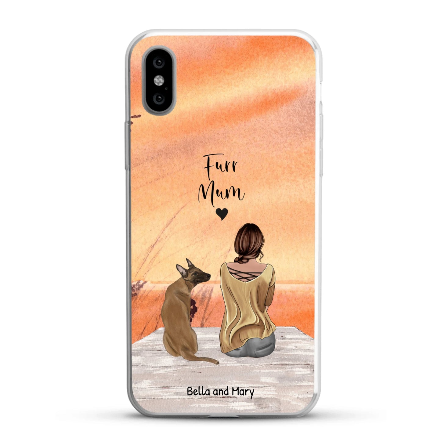 Together with my pet - Personalised Phone Case