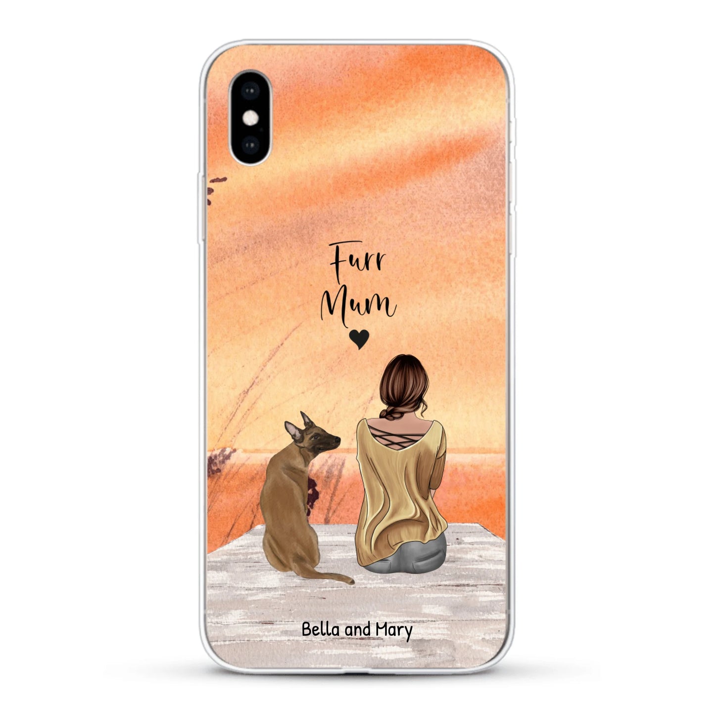 Together with my pet - Personalised Phone Case