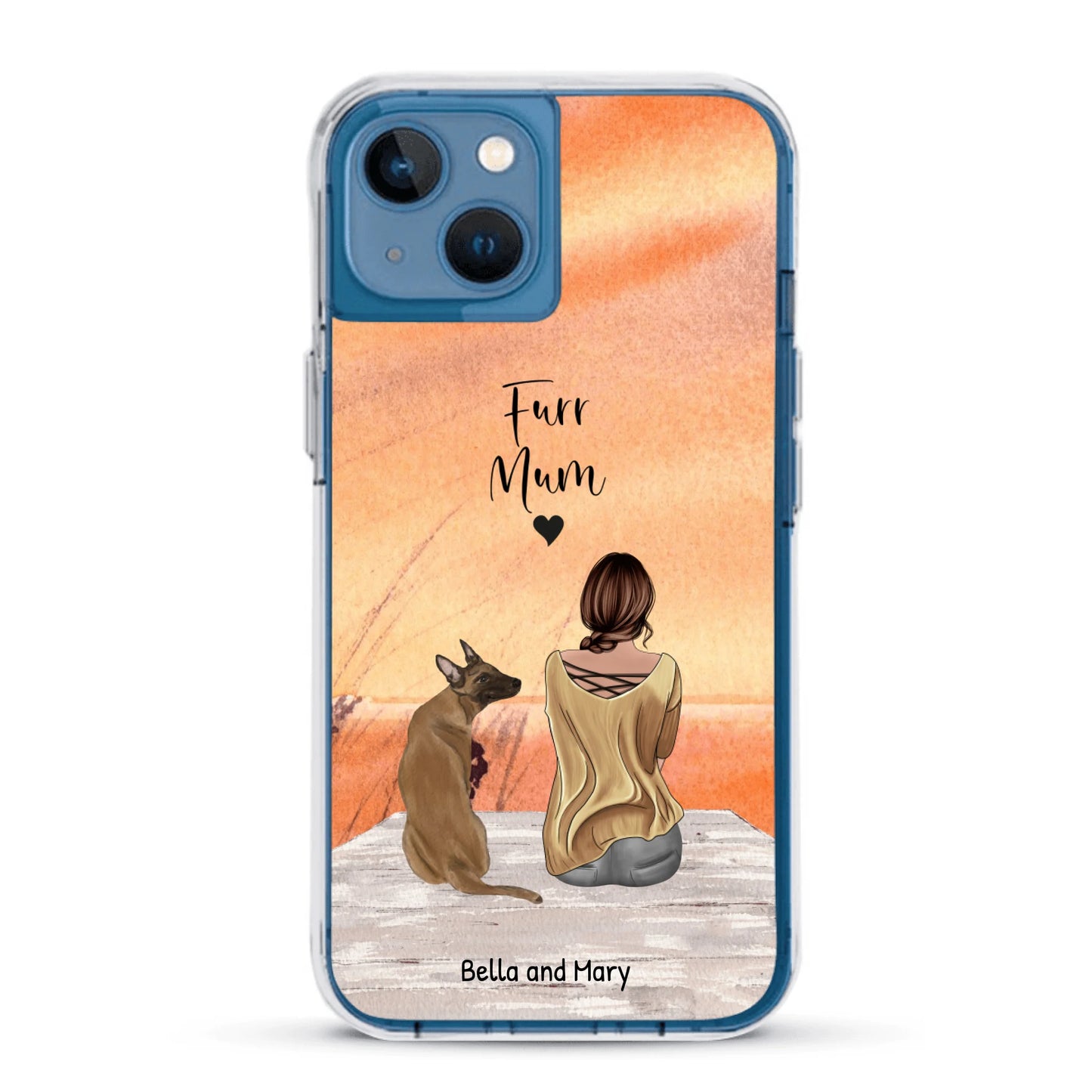 Together with my pet - Personalised Phone Case