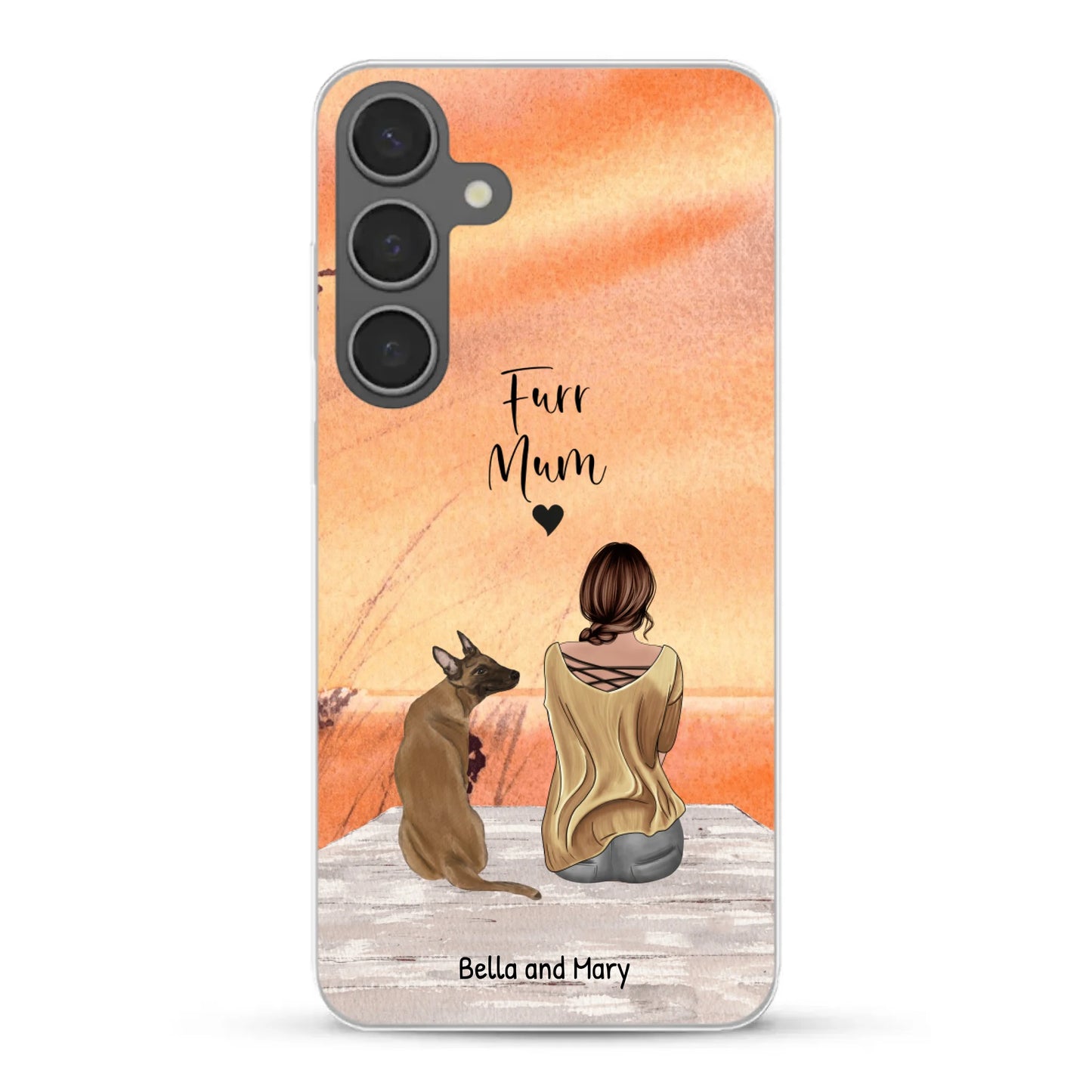 Together with my pet - Personalised Phone Case