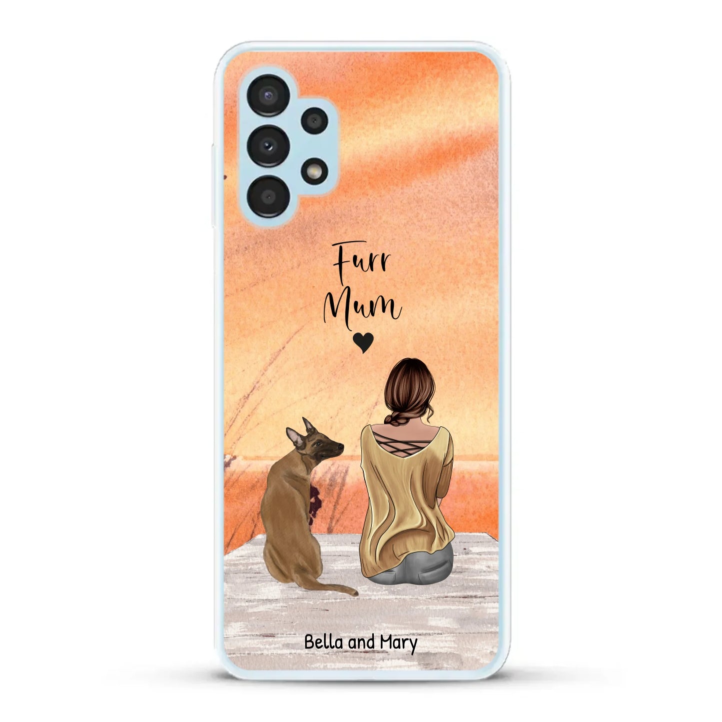 Together with my pet - Personalised Phone Case