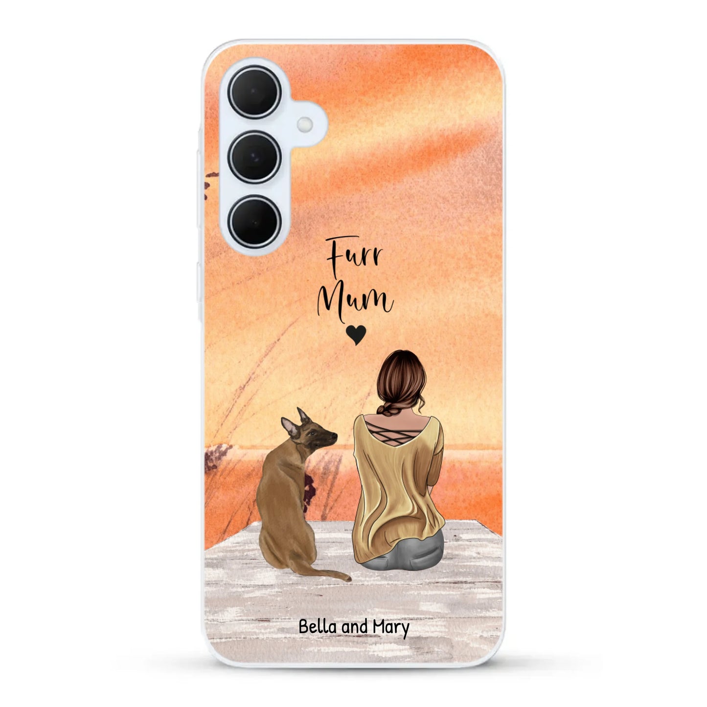 Together with my pet - Personalised Phone Case