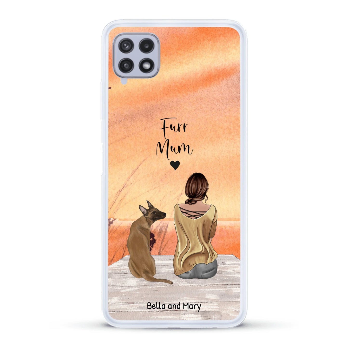 Together with my pet - Personalised Phone Case