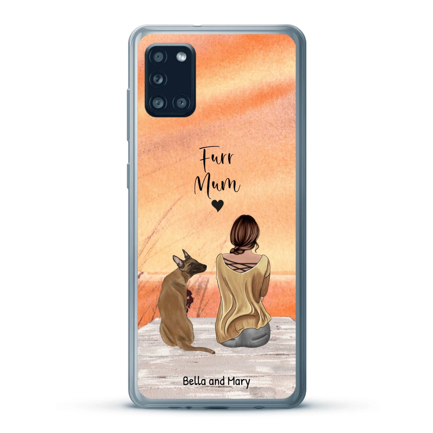 Together with my pet - Personalised Phone Case