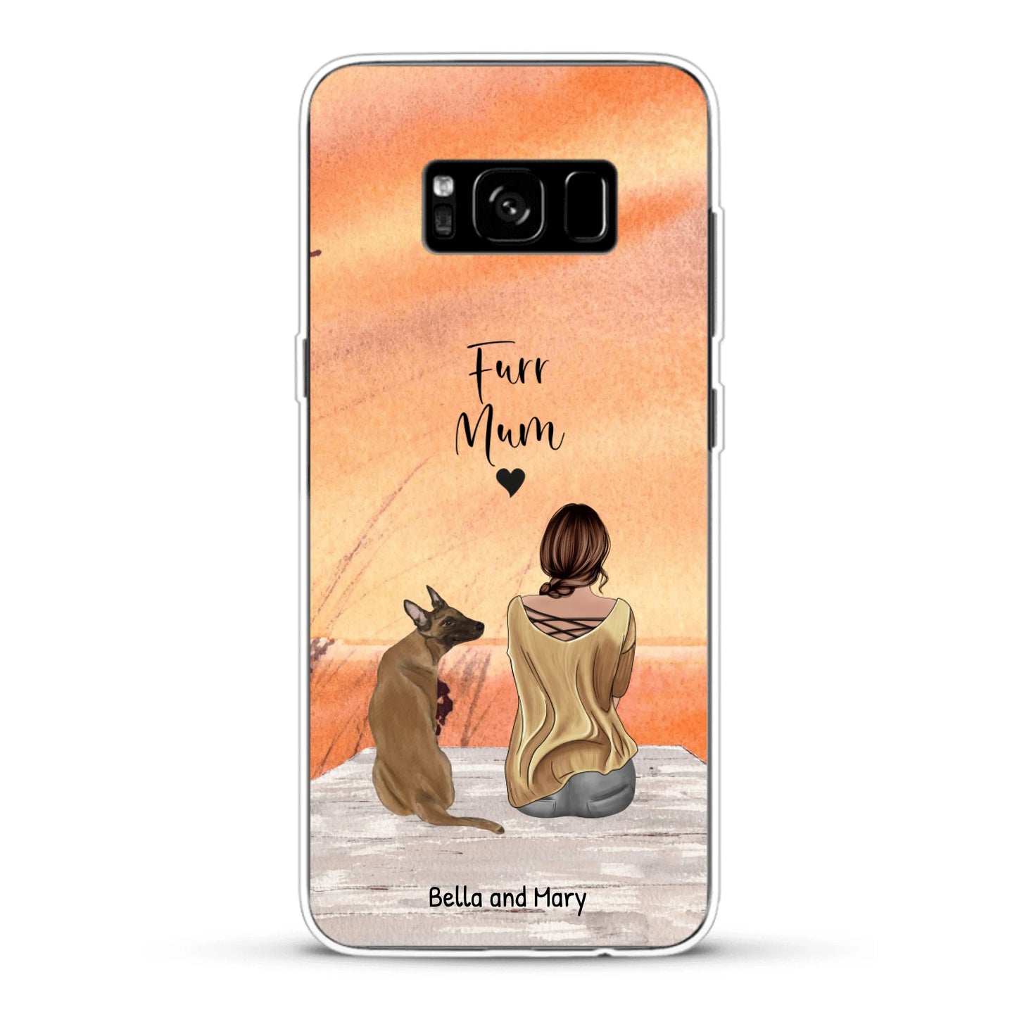 Together with my pet - Personalised Phone Case