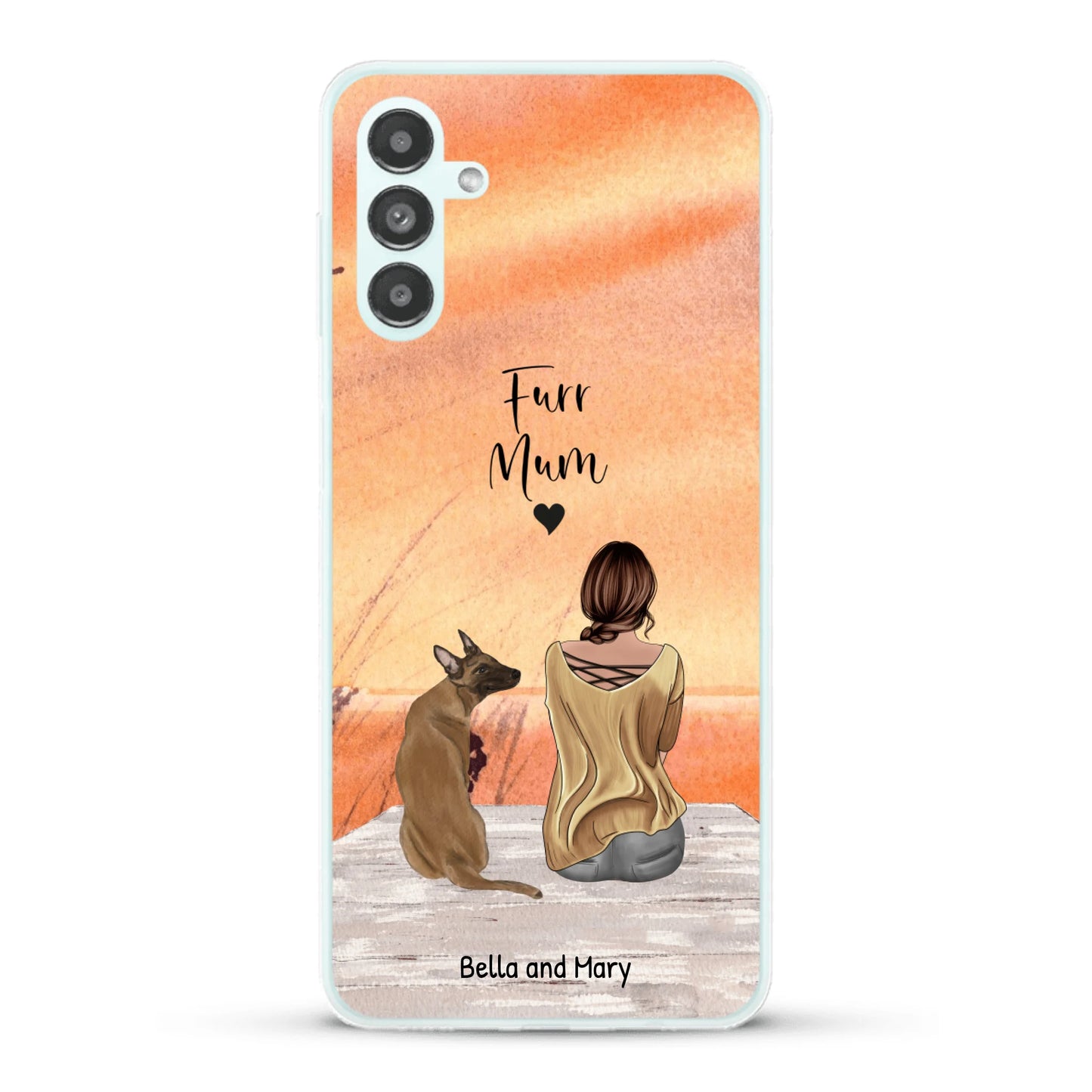 Together with my pet - Personalised Phone Case