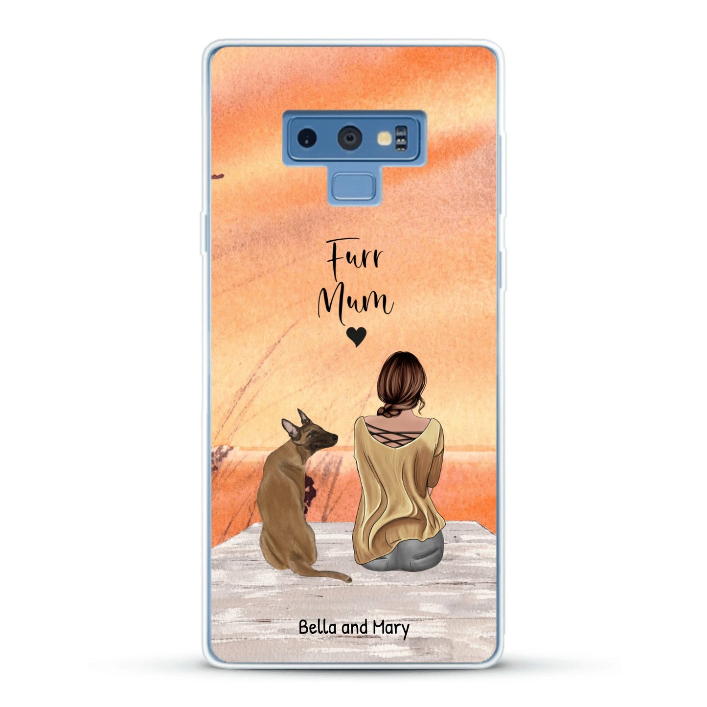 Together with my pet - Personalised Phone Case