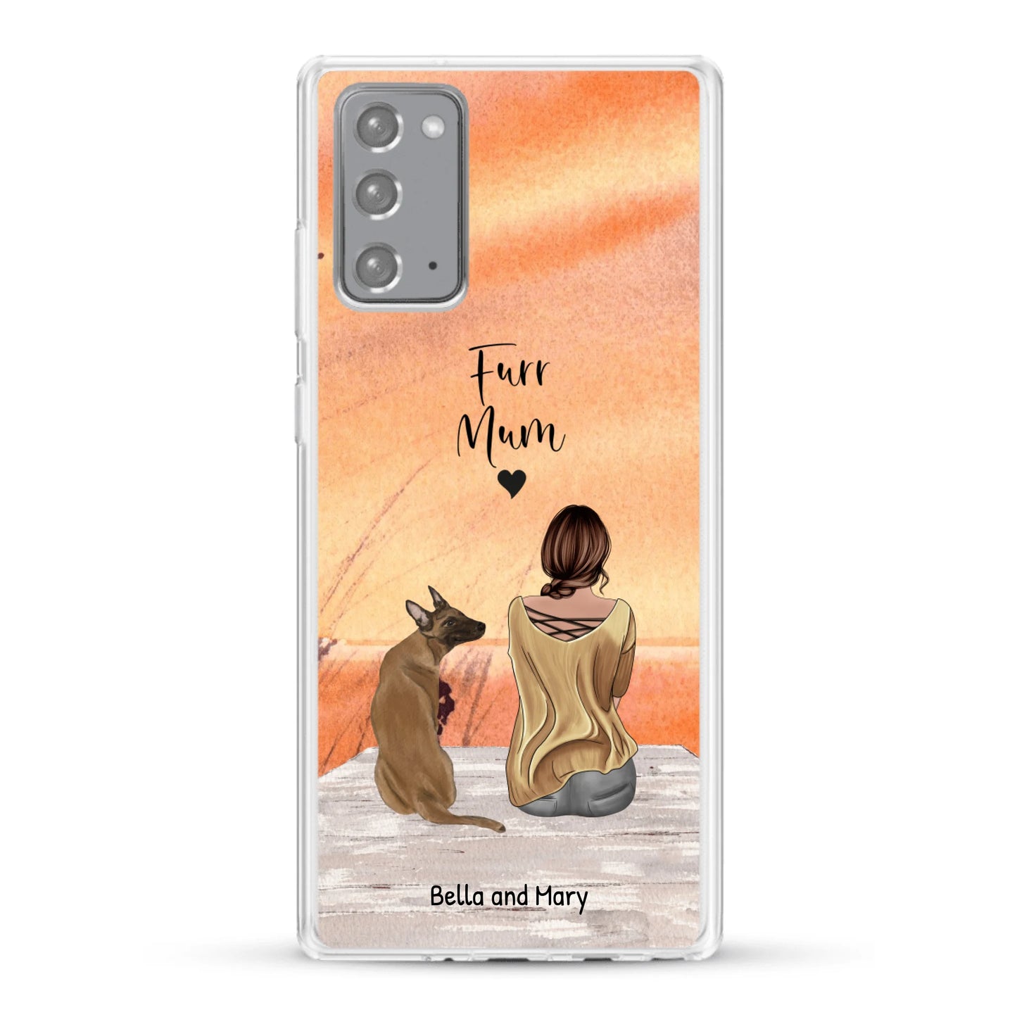 Together with my pet - Personalised Phone Case