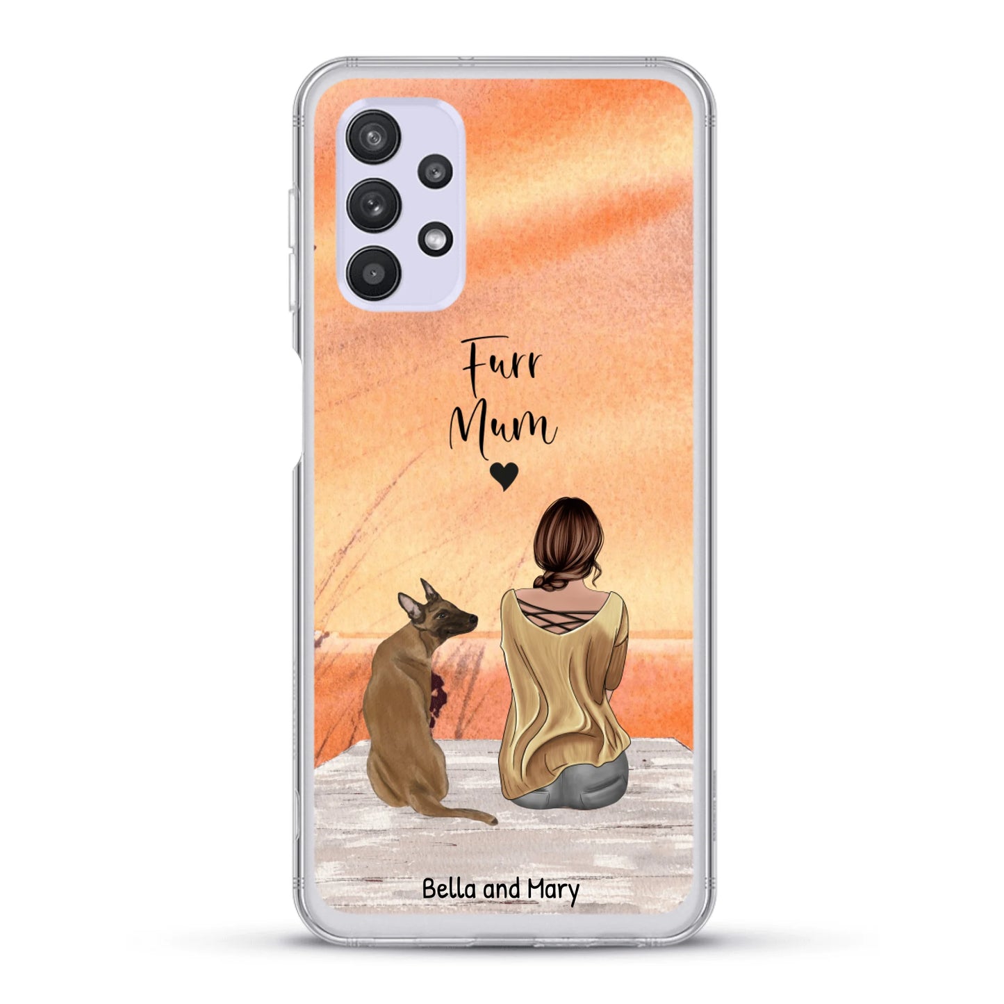 Together with my pet - Personalised Phone Case