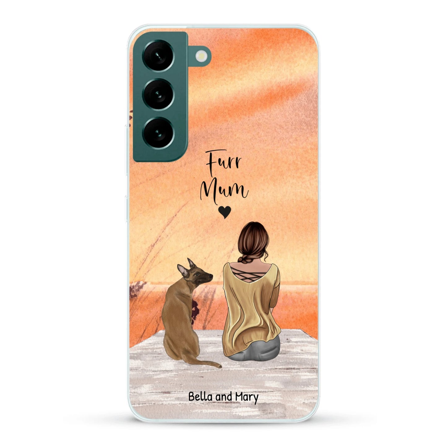 Together with my pet - Personalised Phone Case