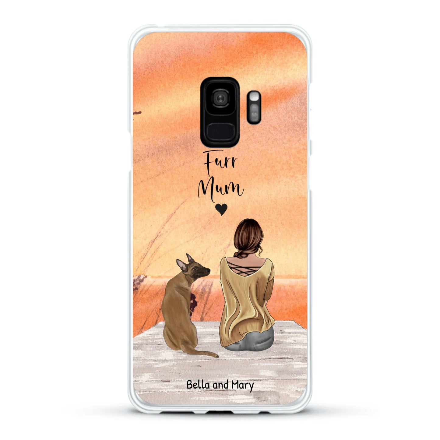 Together with my pet - Personalised Phone Case