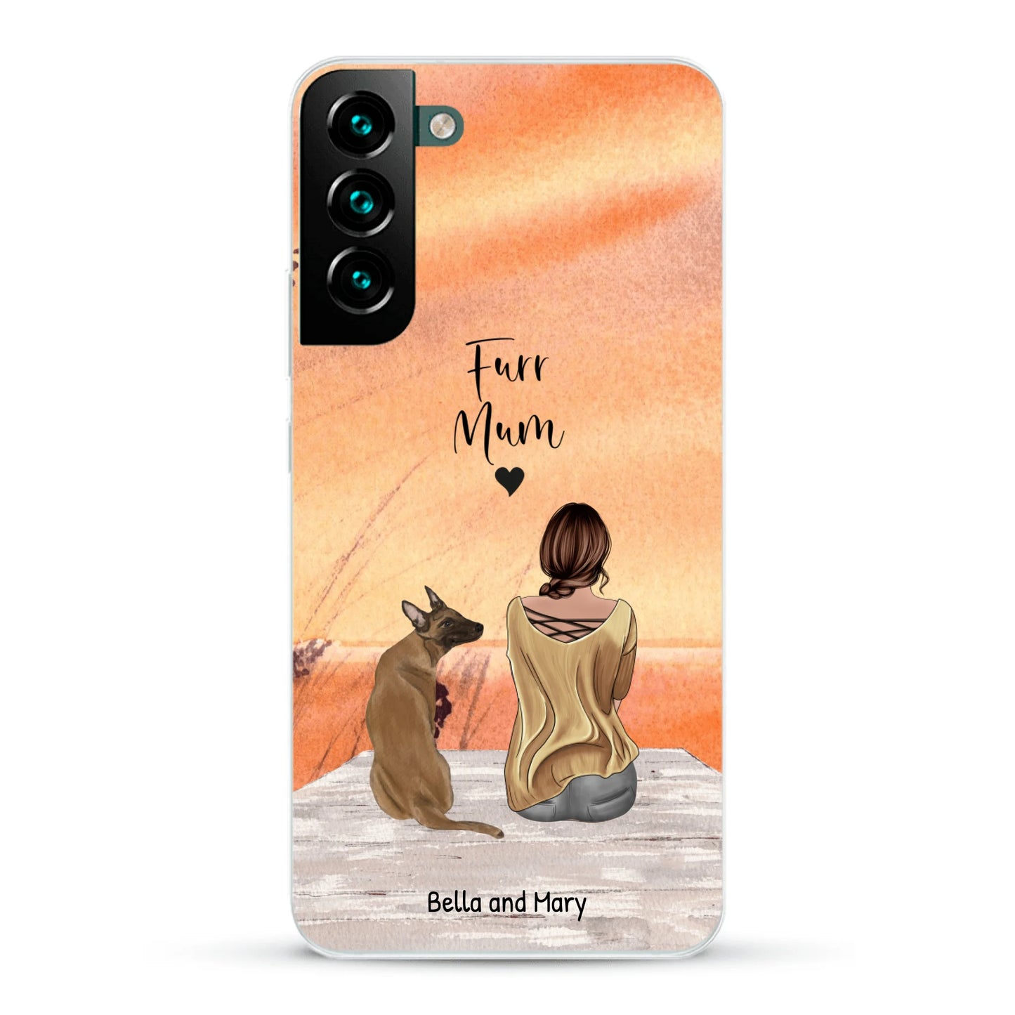 Together with my pet - Personalised Phone Case