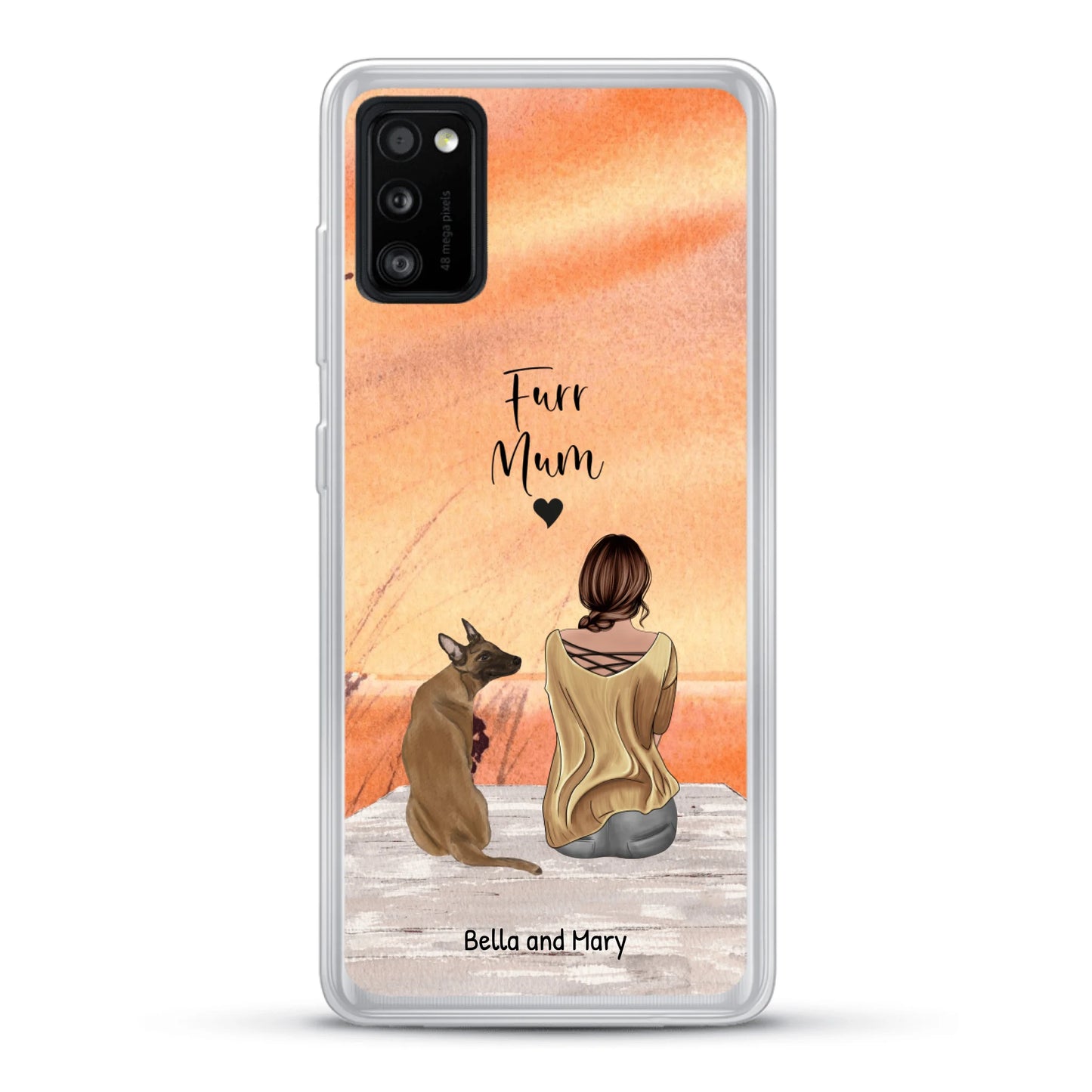 Together with my pet - Personalised Phone Case