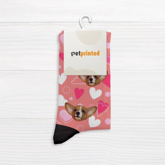 Heart pattern - Personalised Socks