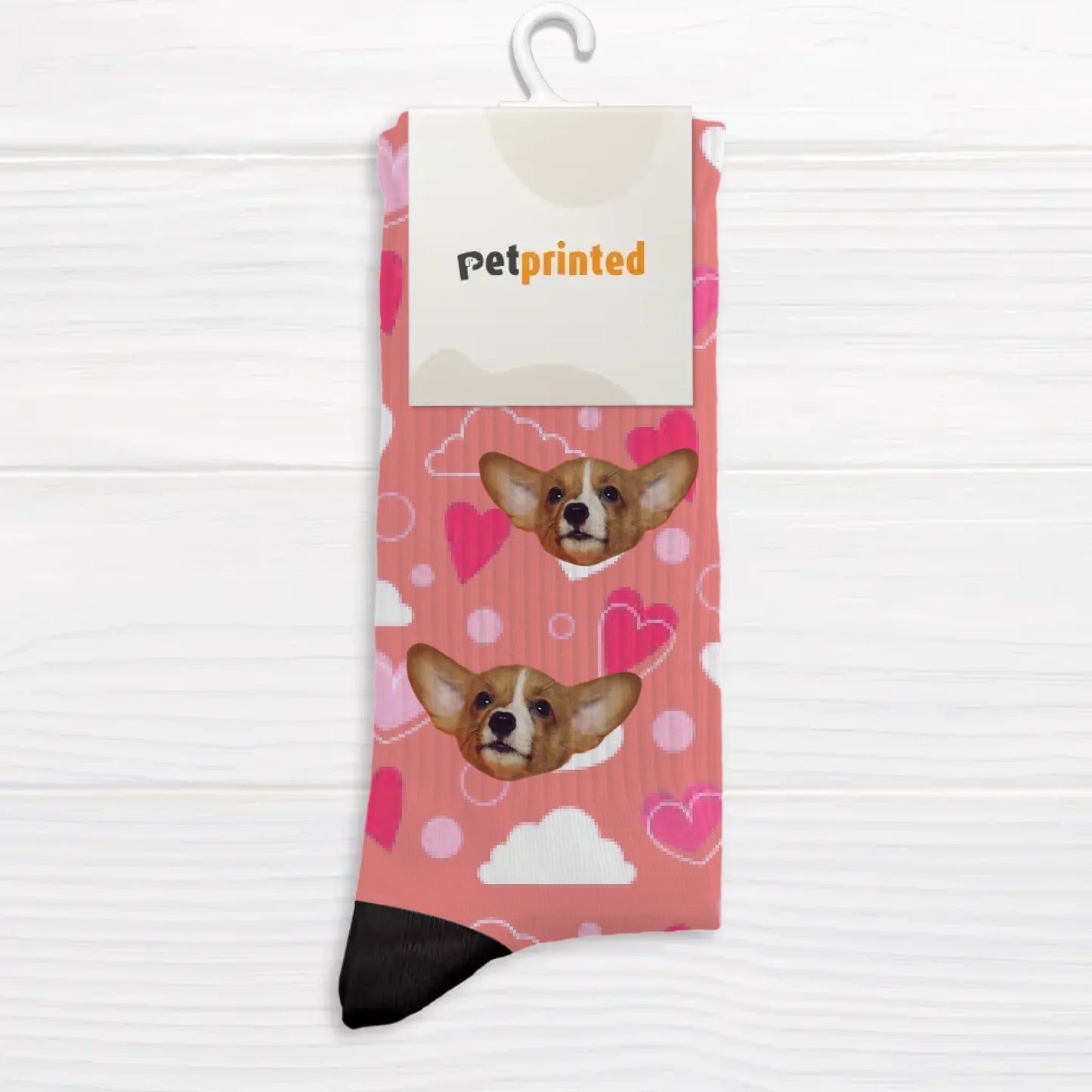 Heart pattern - Personalised Socks