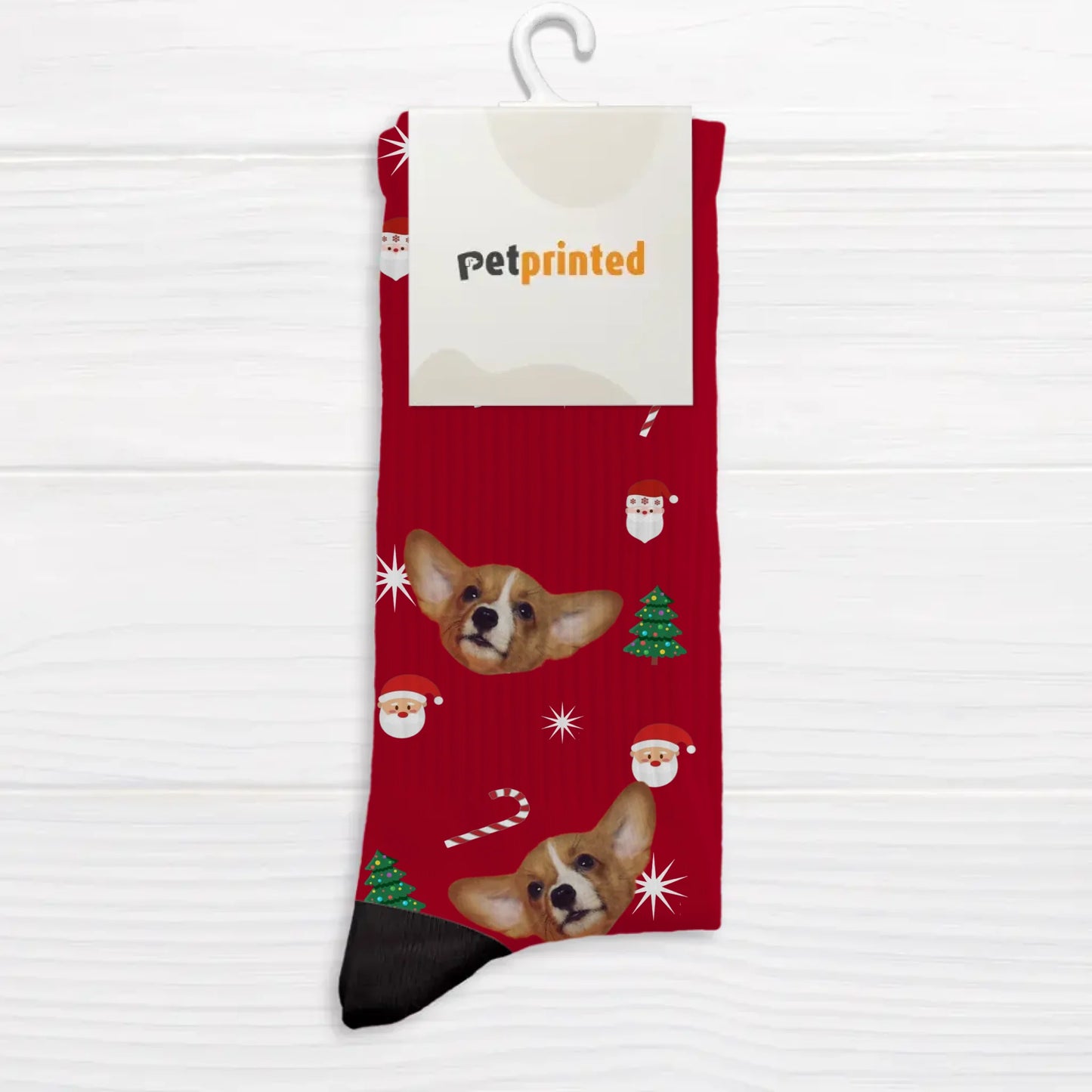 Your photo (Christmas Edition) - Personalised Socks