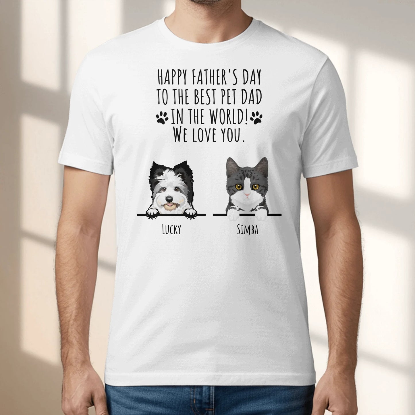 Happy Father's Day - Personalised T-Shirt
