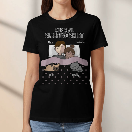 Cuddle time with pets - Personalised T-Shirt