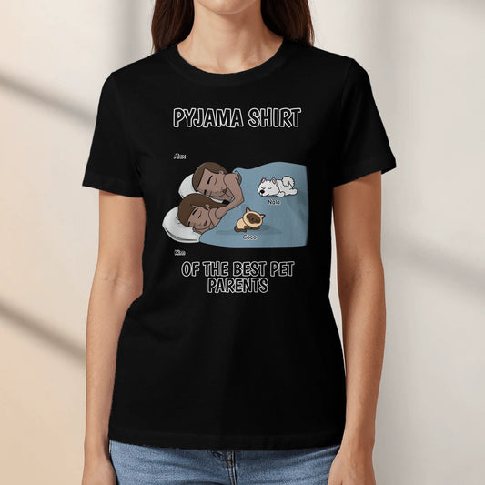 Best pawrents pyjama shirt - Personalised T-Shirt