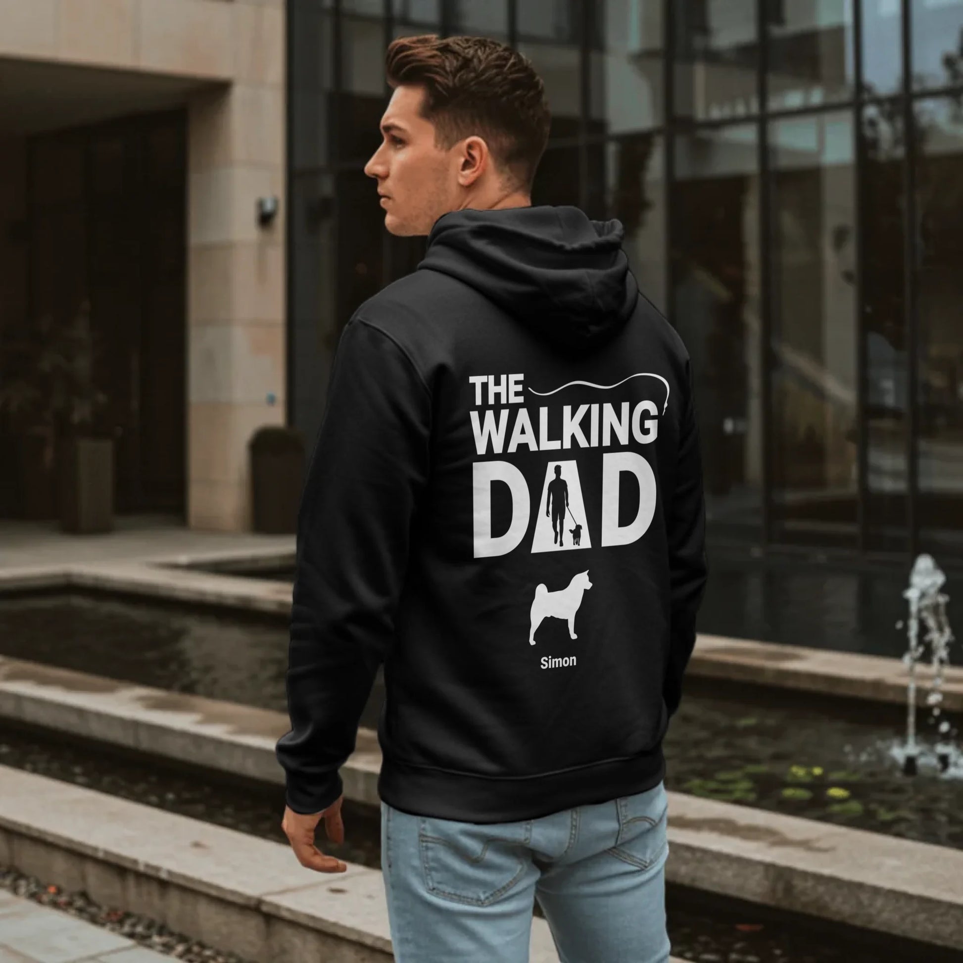 Man in Urban Setting - Black