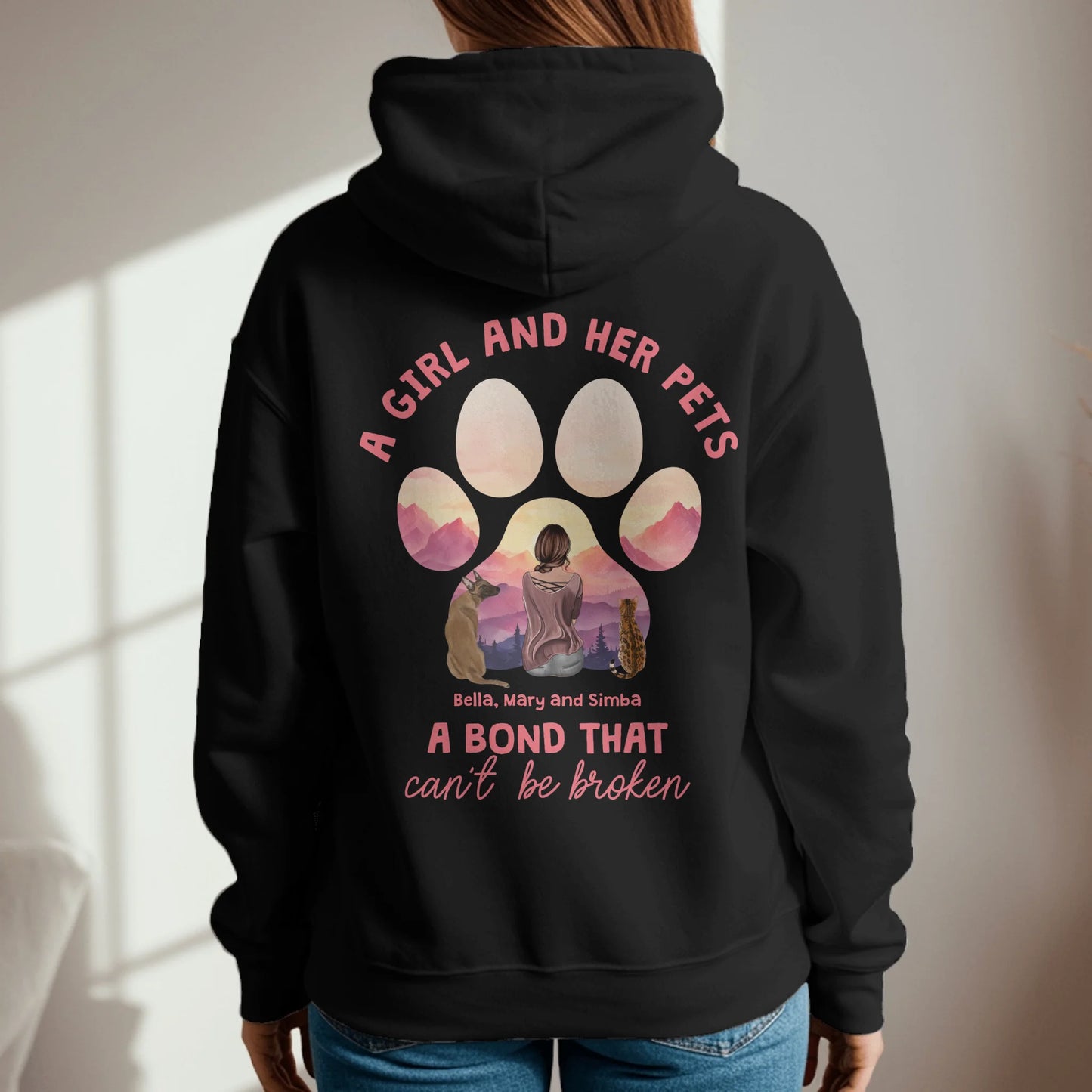 Unbreakable bond - Personalised Hoodie