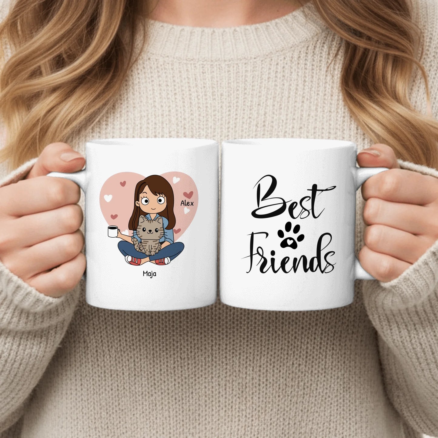 Pet parent - Personalised Mug (Comic Style)