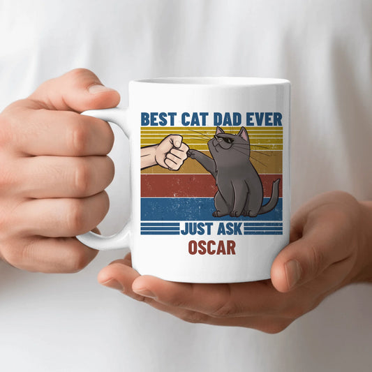 Best cat dad ever - Personalised Mug