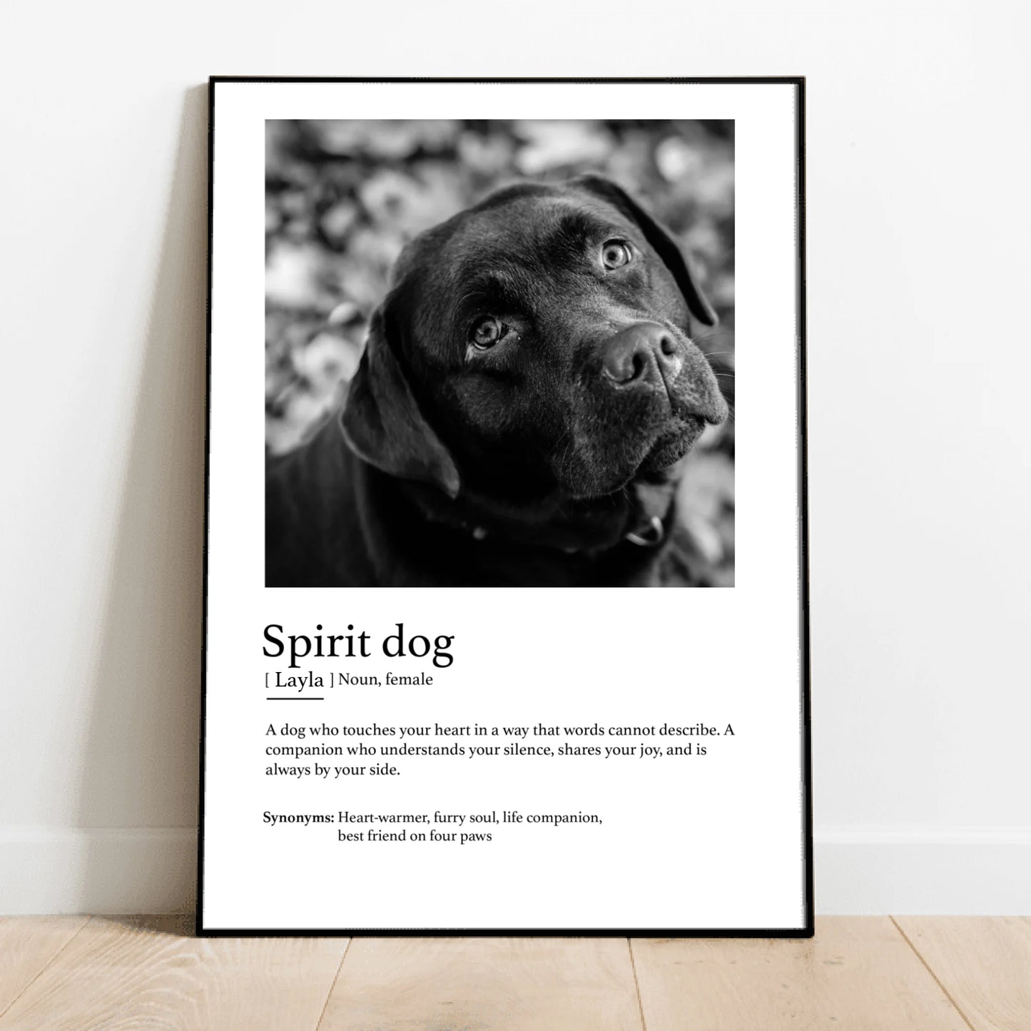 Definition spirit animal - Personalised Poster