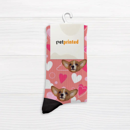 Heart pattern - Personalised Socks