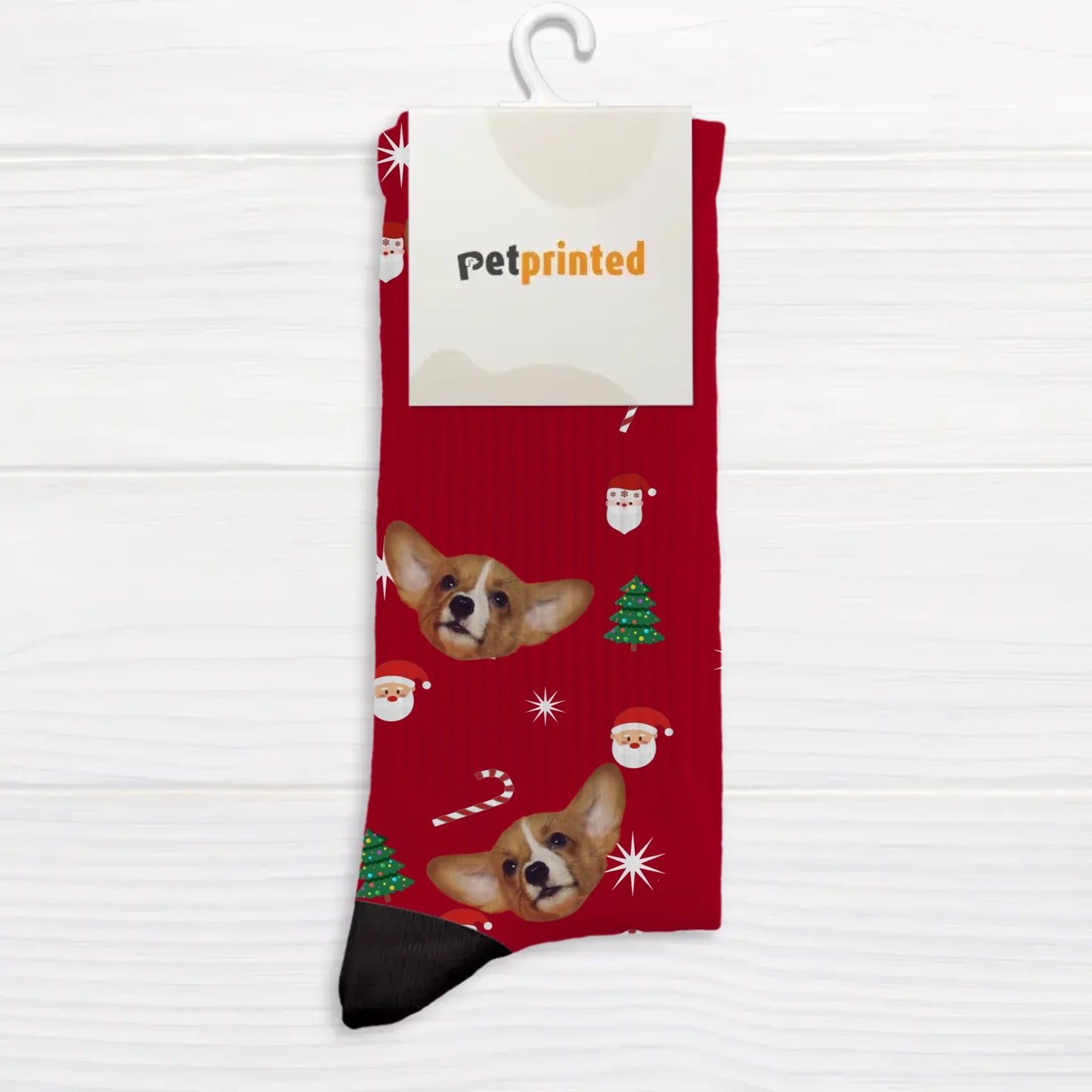 Your photo (Christmas Edition) - Personalised Socks