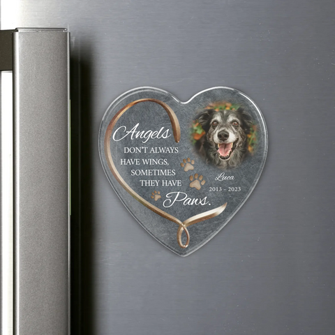 Angels have paws - Personalised Magnet - Featured Image
