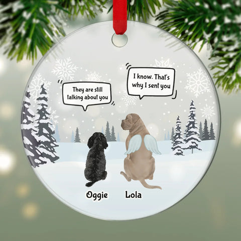 The moment among pets - Personalised Acrylic Ornament - Featured Image