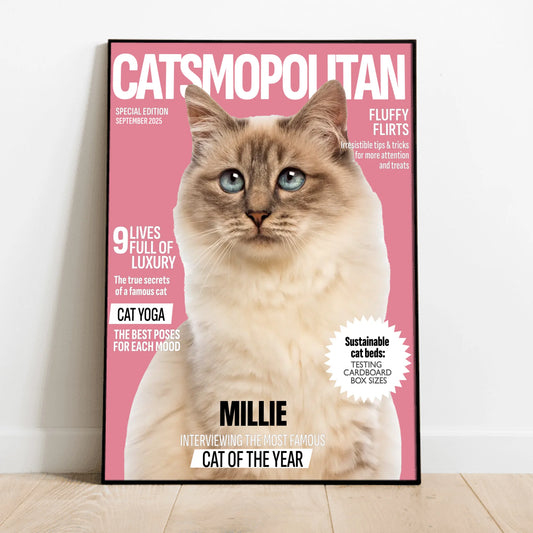 Catmopolitan - Personalised Poster