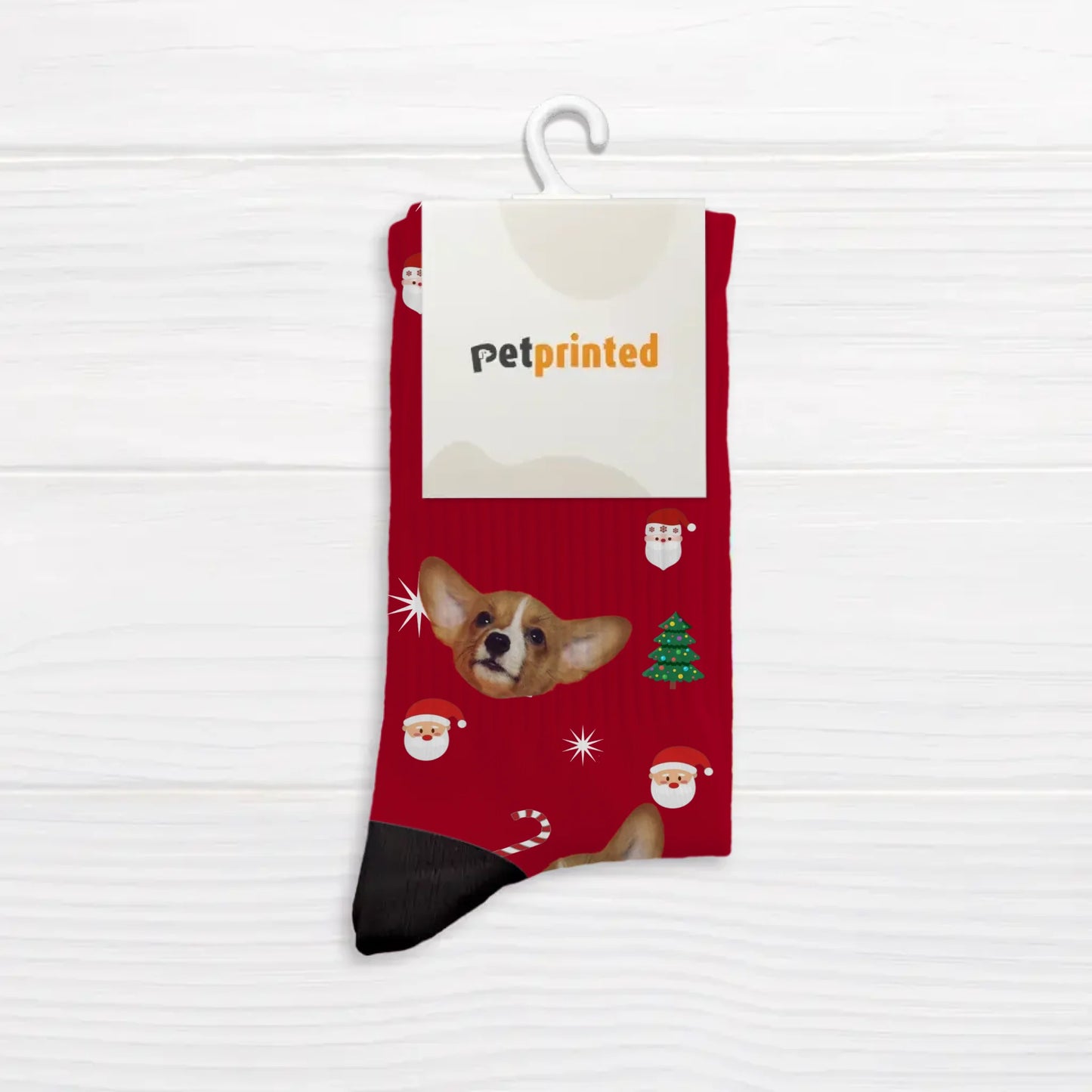 Your photo (Christmas Edition) - Personalised Socks