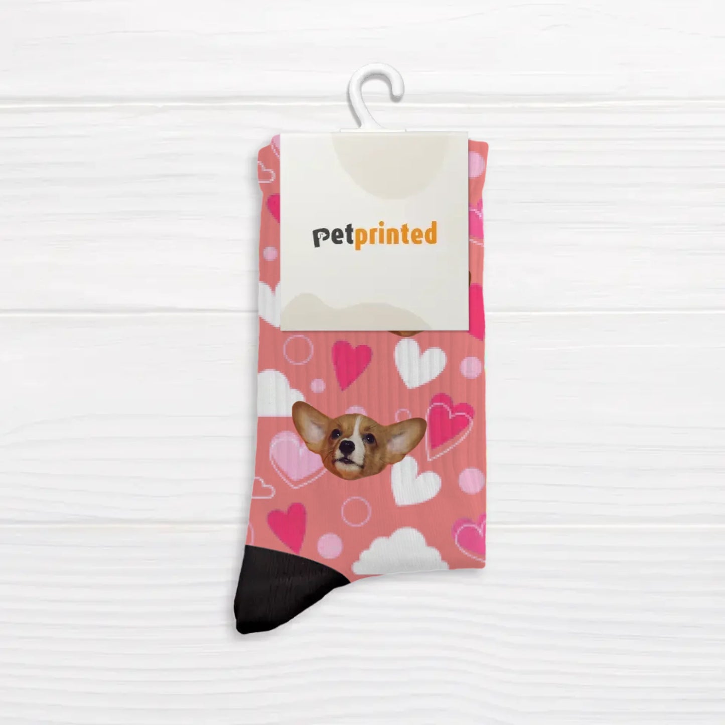 Heart pattern - Personalised Socks