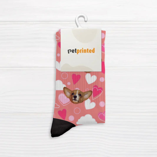 Heart pattern - Personalised Socks