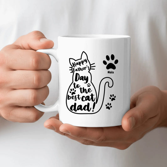 Best cat dad - Personalised Mug