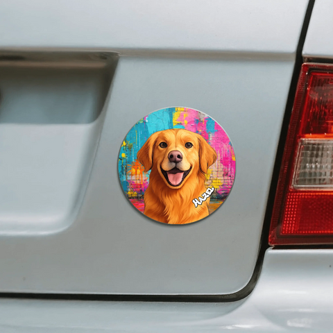 Streetart - Personalised Car Magnet - Featured Image