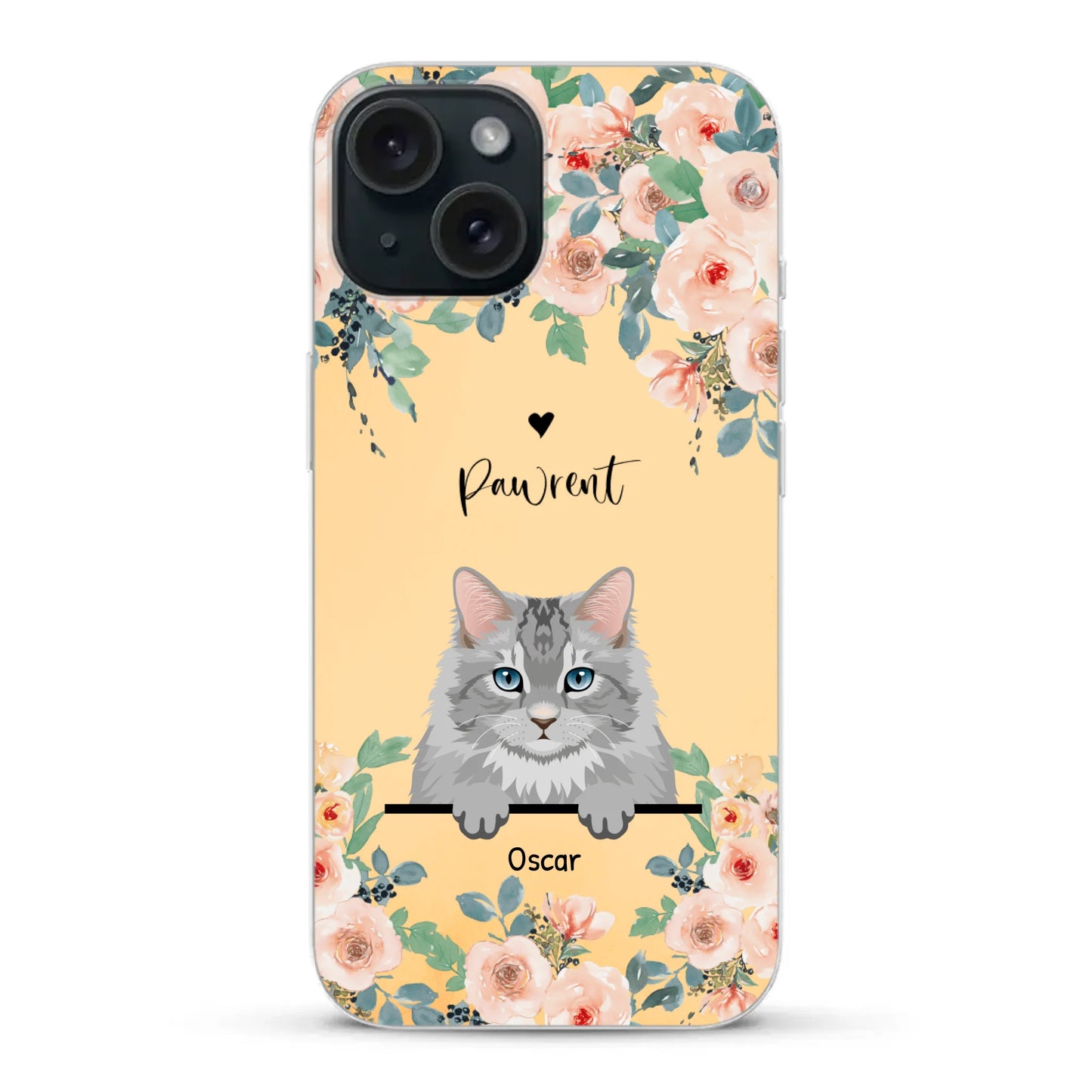 Peeking pets - Personalised Phone Case