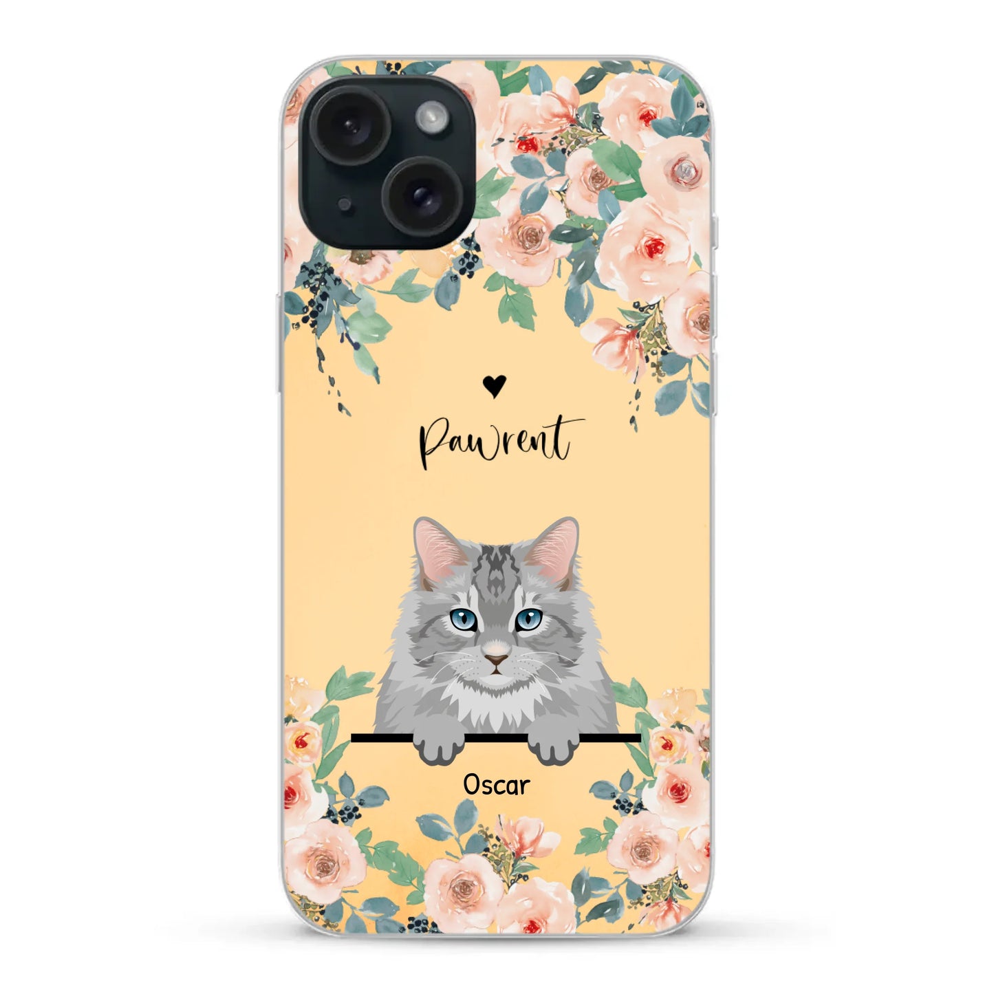 Peeking pets - Personalised Phone Case