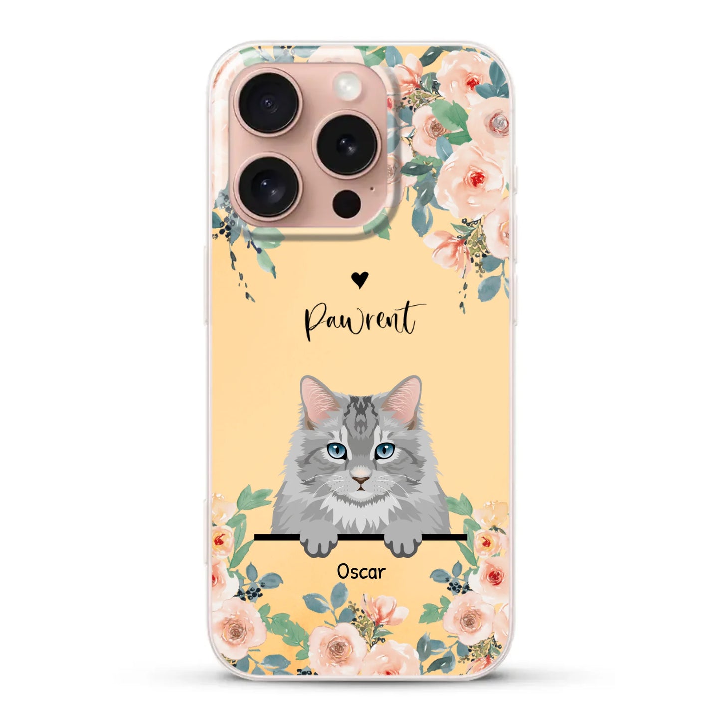 Peeking pets - Personalised Phone Case