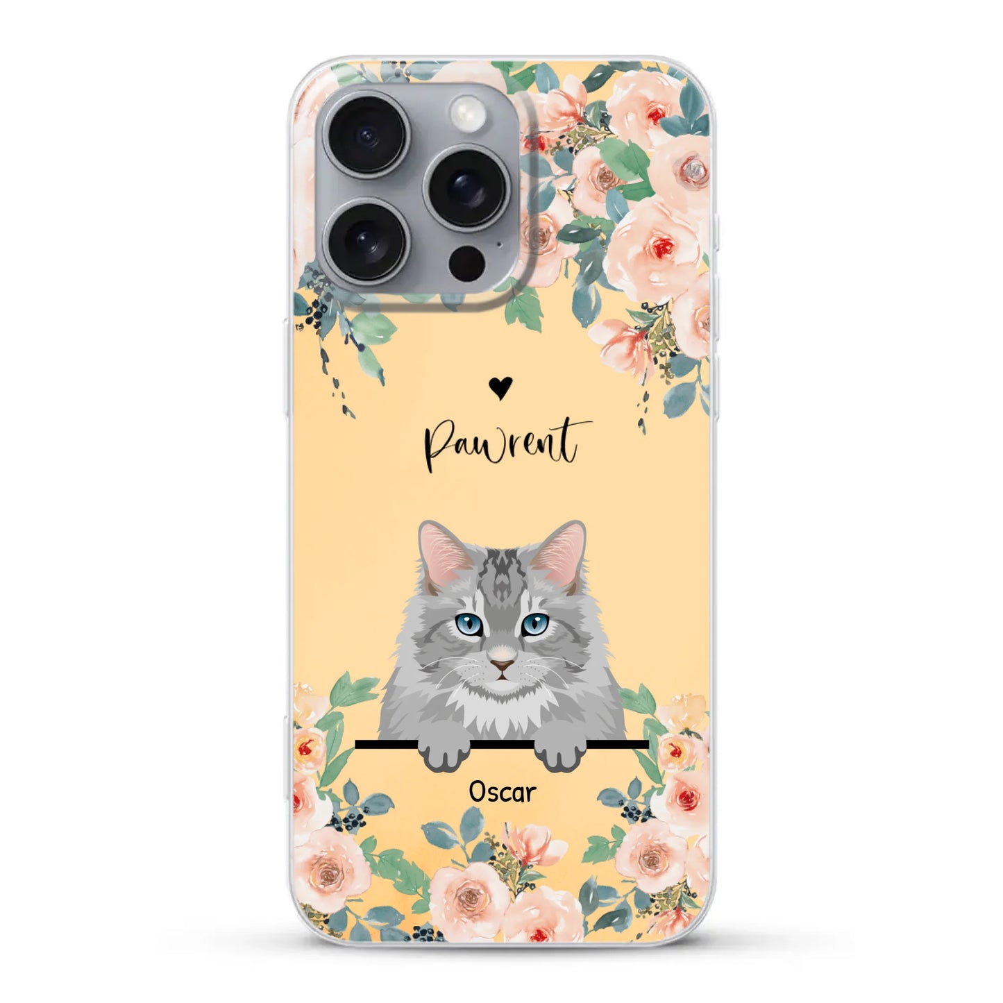 Peeking pets - Personalised Phone Case