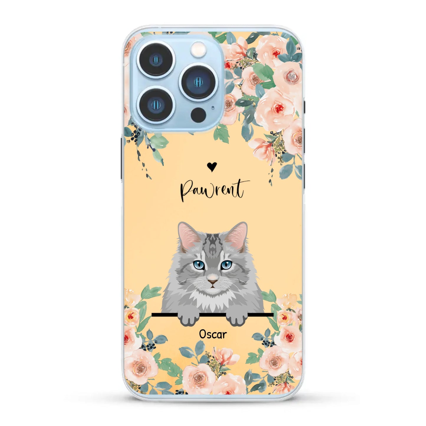 Peeking pets - Personalised Phone Case