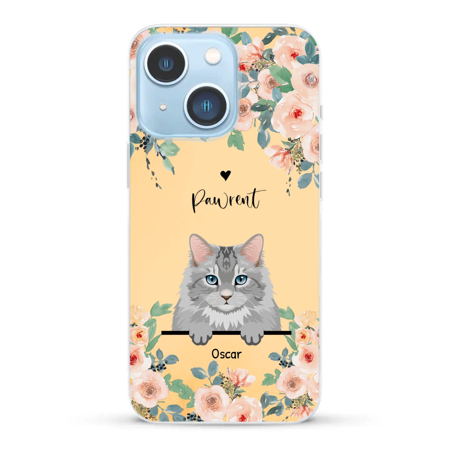 Peeking pets - Personalised Phone Case