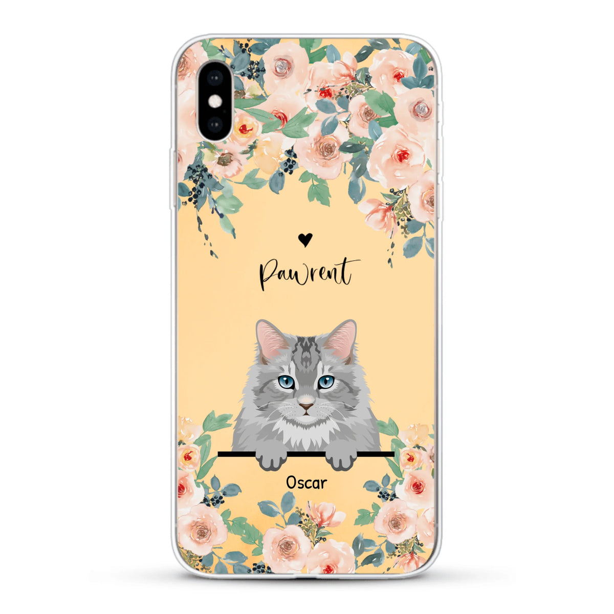 Personalised Phone Case - Peeking pets