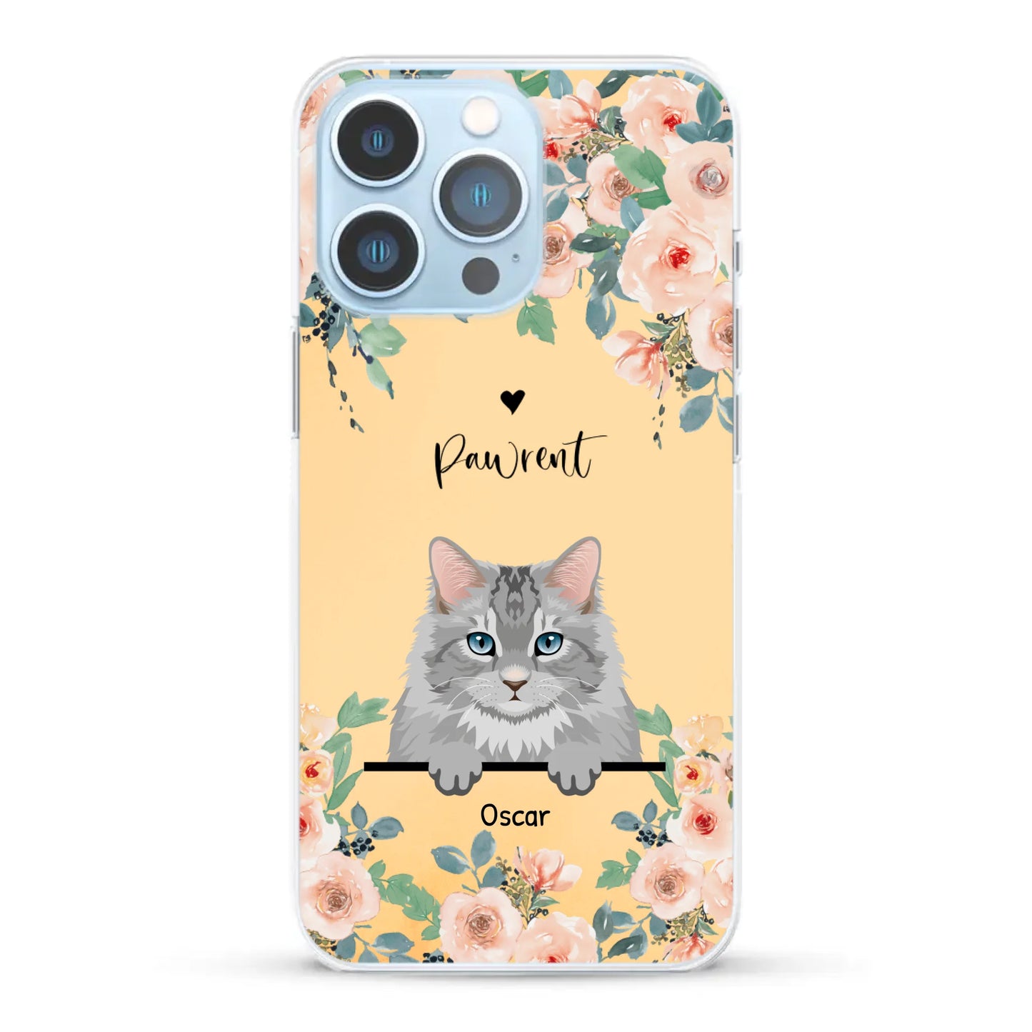 Peeking pets - Personalised Phone Case