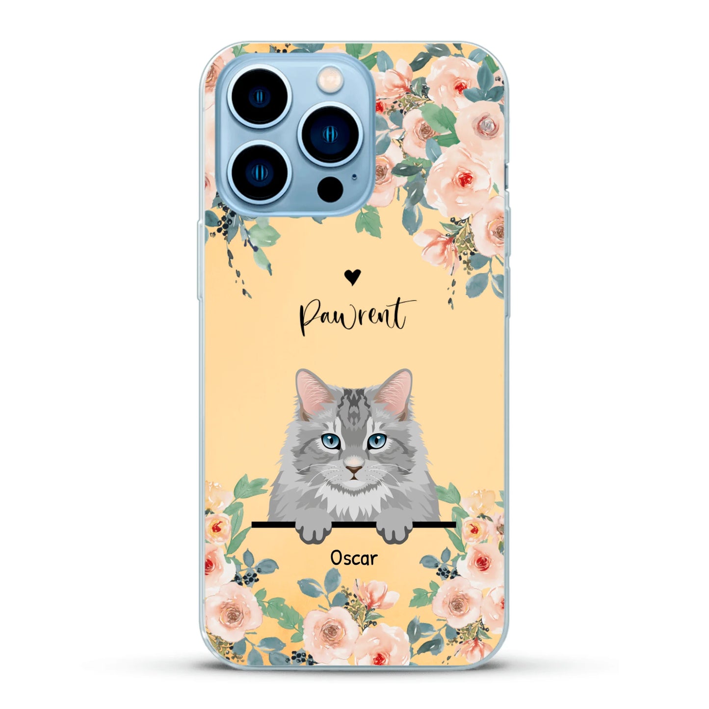 Peeking pets - Personalised Phone Case