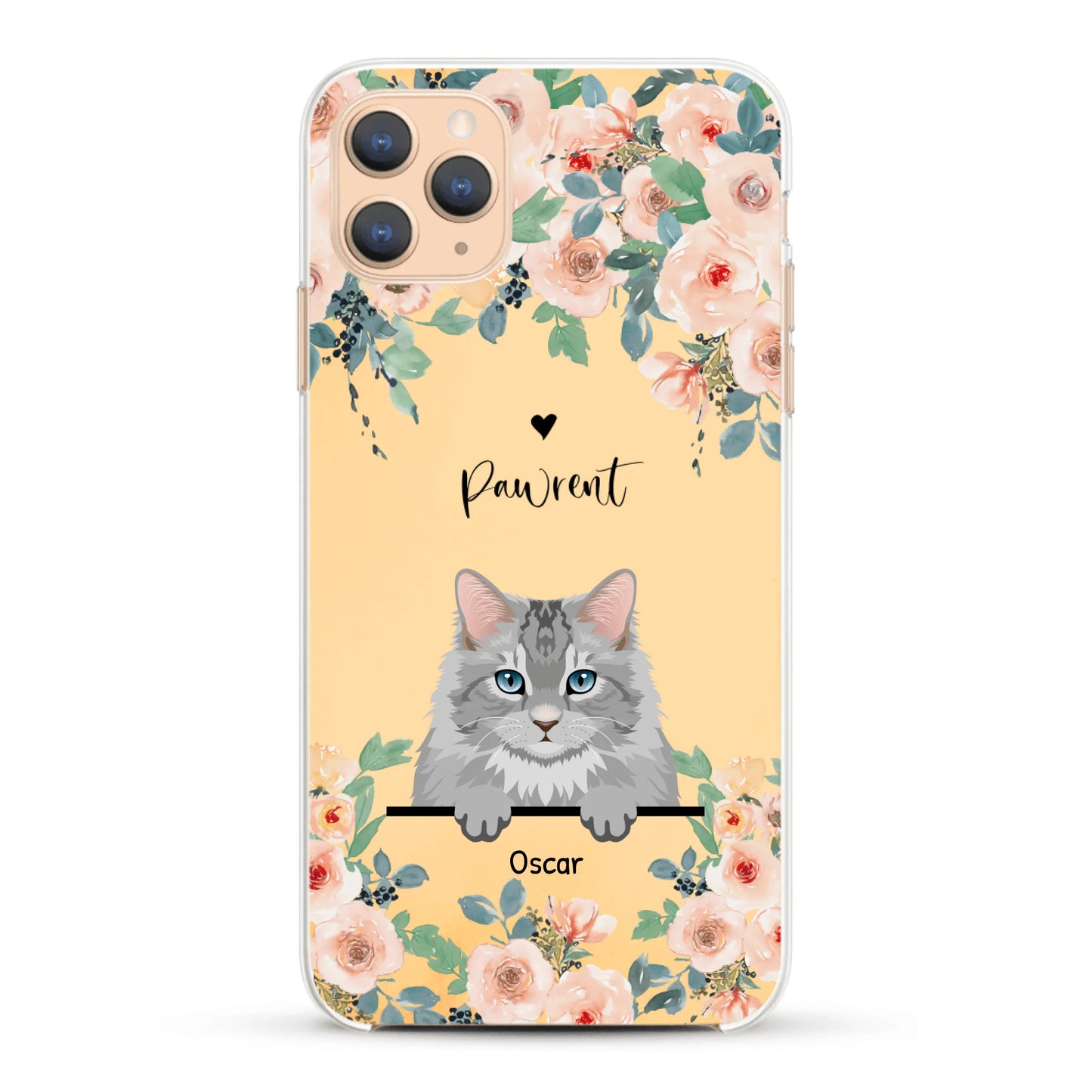 Peeking pets - Personalised Phone Case