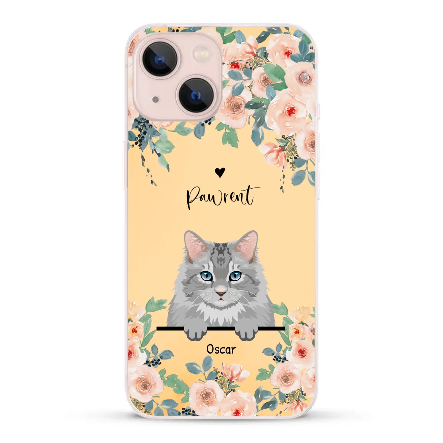 Peeking pets - Personalised Phone Case
