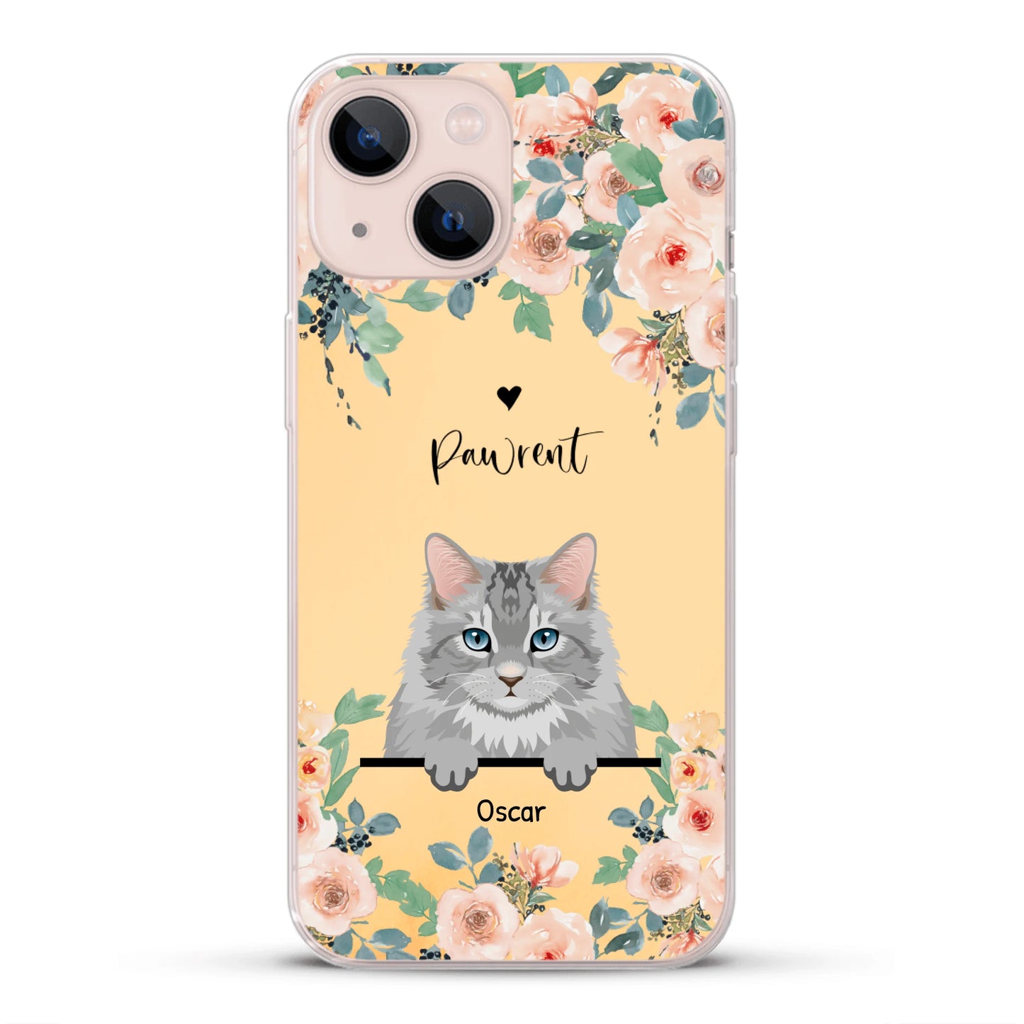 Peeking pets - Personalised Phone Case